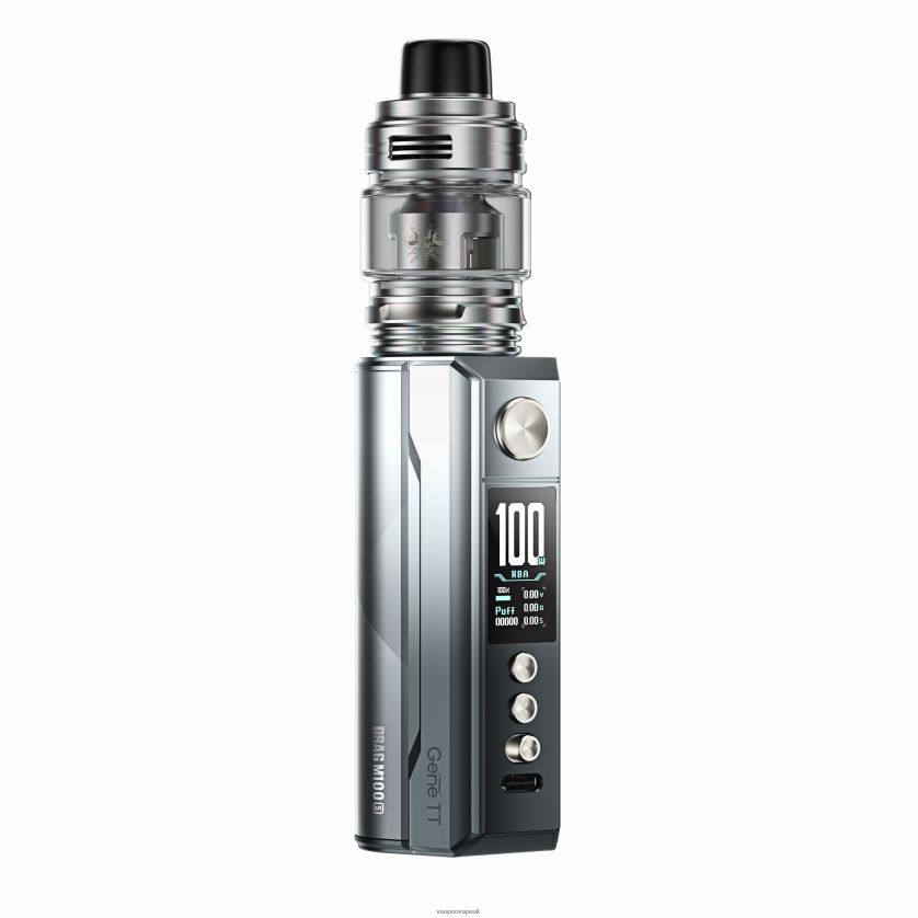 VOOPOO Argus UK - VOOPOO DRAG M100S Mod Device Silver  Black 4PF602158