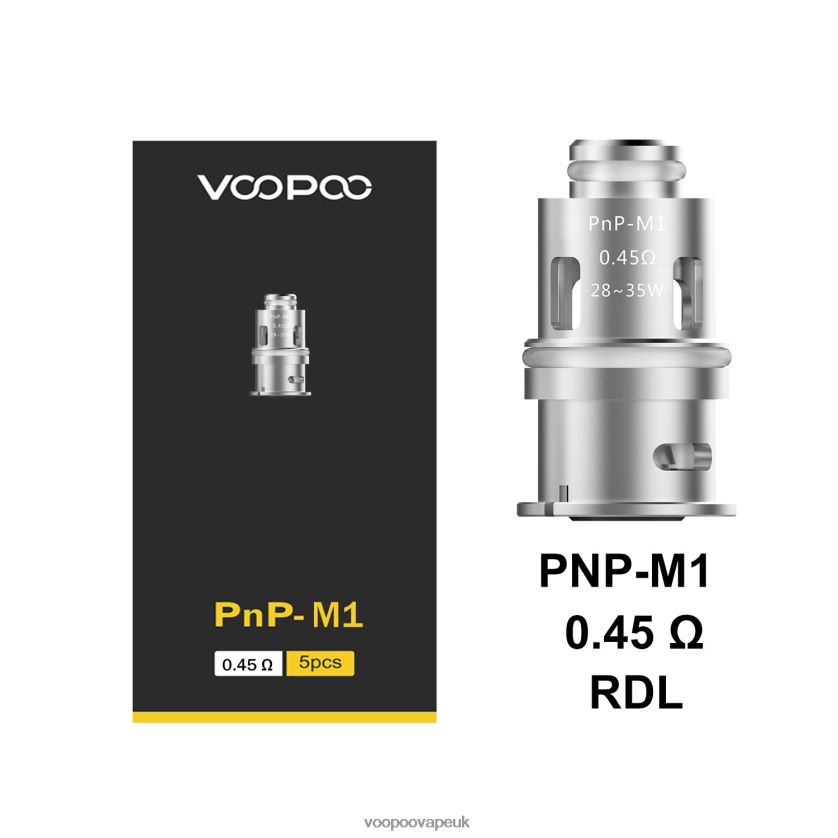 VOOPOO Argus UK - VOOPOO PNP Coils (5Pcs) PnP-M1 4PF602588
