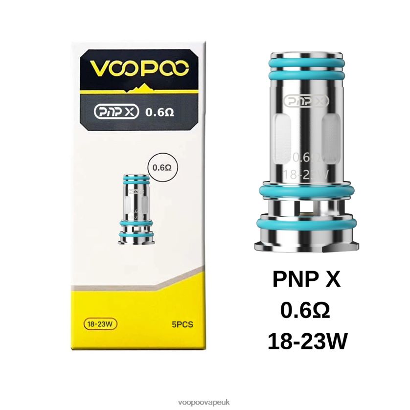VOOPOO Argus UK - VOOPOO PNP Coils (5Pcs) PnP X 06 ohm 4PF602608