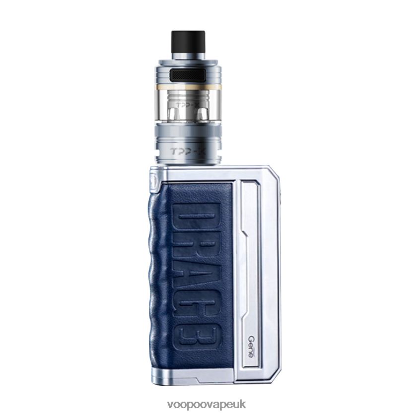 VOOPOO Coils UK - VOOPOO DRAG 3 TPP X Box Mod Kit Silver Dream Blue 4PF602267