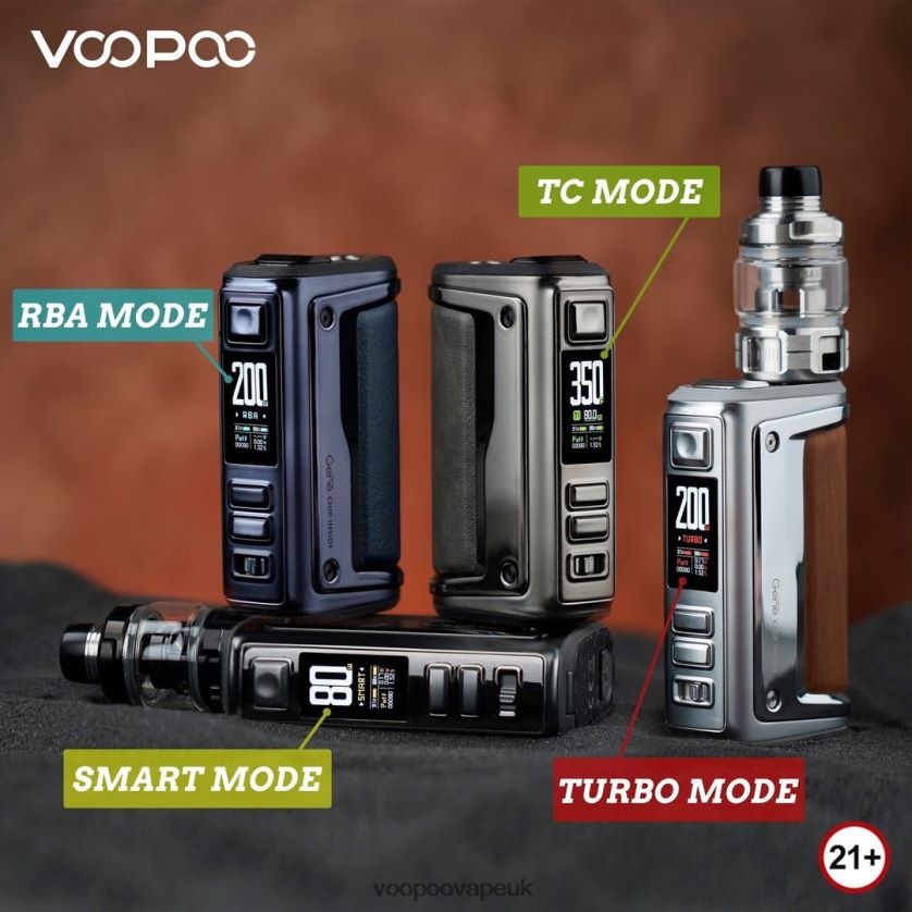 VOOPOO UK - VOOPOO ARGUS GT II Tank Kit Graphite 4PF6021