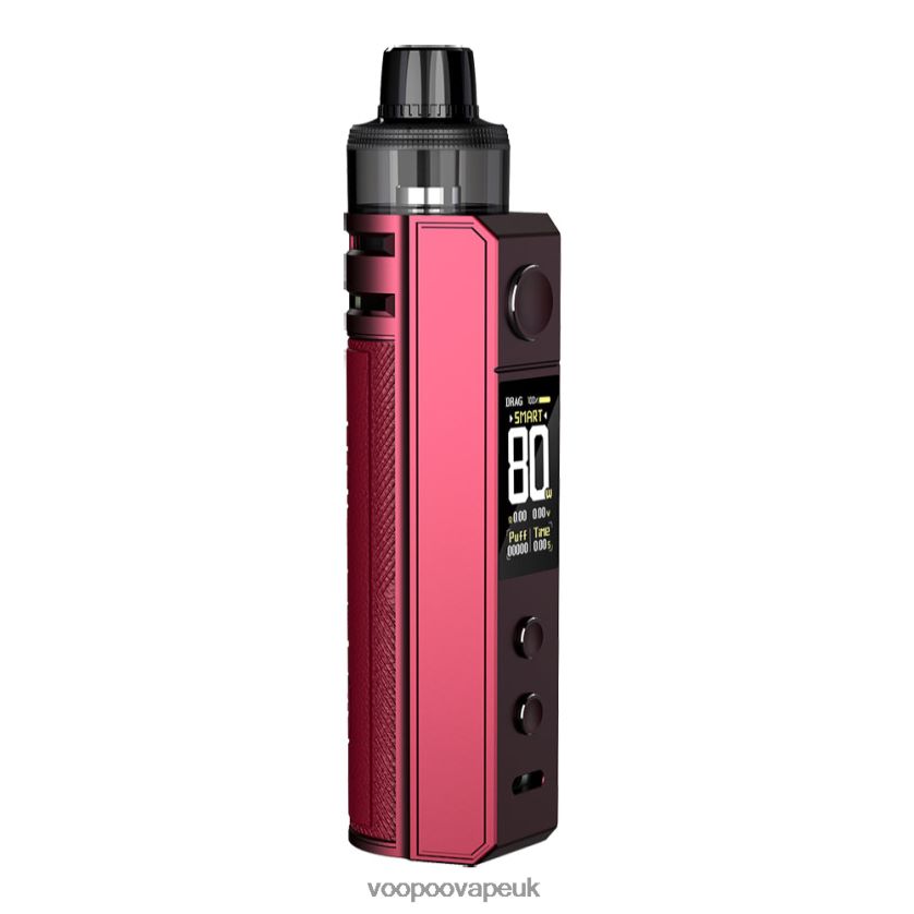 VOOPOO UK Sale - VOOPOO DRAG H80S Pod Kit Plum Red 4PF602154