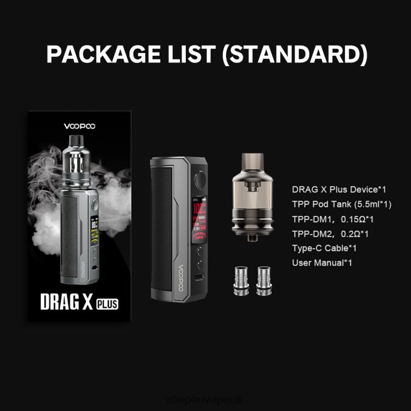 VOOPOO UK Sale - VOOPOO DRAG X PLUS Kit Classic 4PF602294