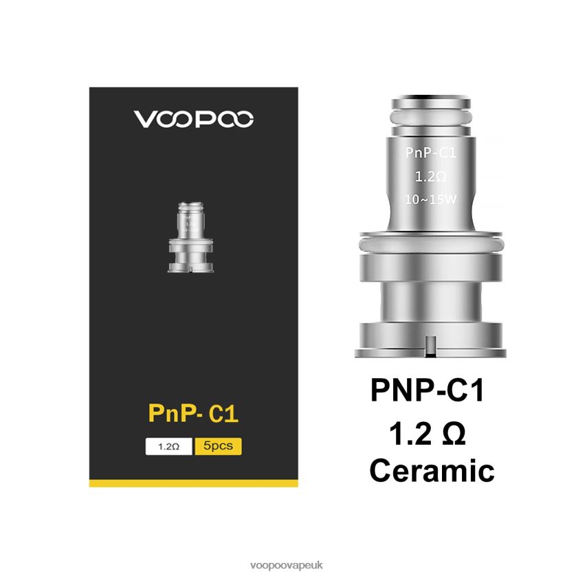 VOOPOO UK Sale - VOOPOO PNP Coils (5Pcs) PnP-C1 4PF602584