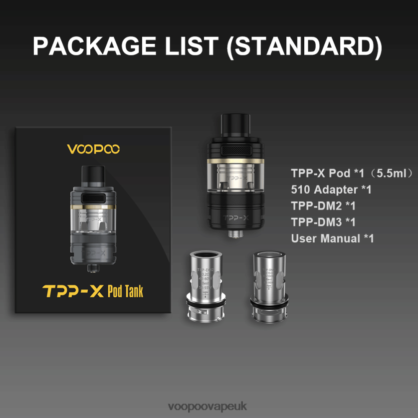 VOOPOO UK Sale - VOOPOO TPP X Pod Tank Rainbow 4PF602514