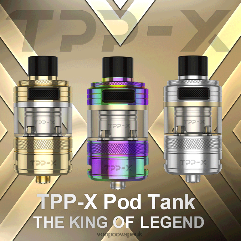 VOOPOO UK Sale - VOOPOO TPP X Pod Tank Rainbow 4PF602514