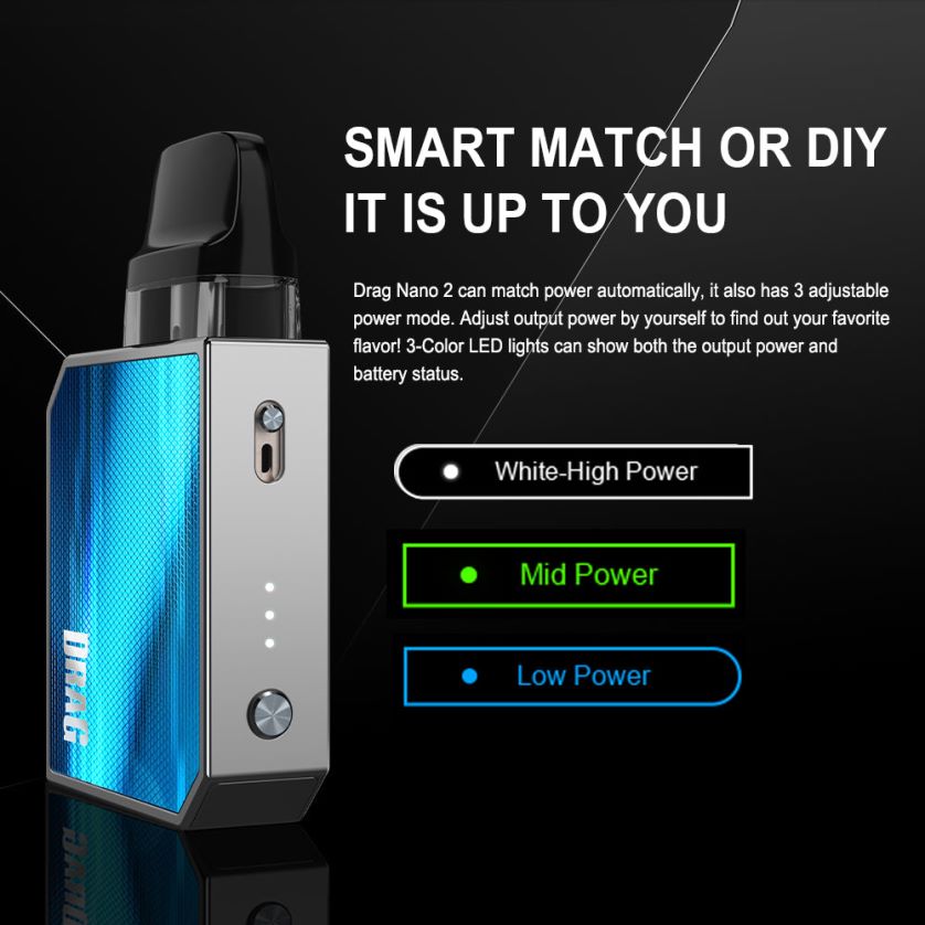 VOOPOO UK Shop - VOOPOO DRAG NANO 2 Pod Kit Tea Green 4PF602152