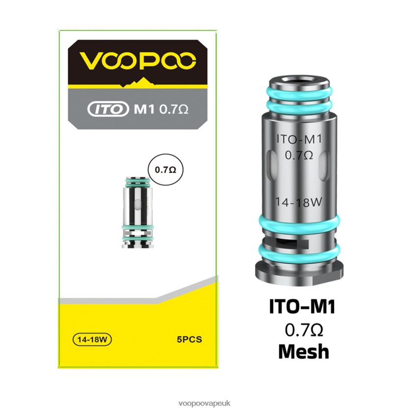 VOOPOO UK Shop - VOOPOO ITO Coils (5Pcs) ITO-M1 4PF602612