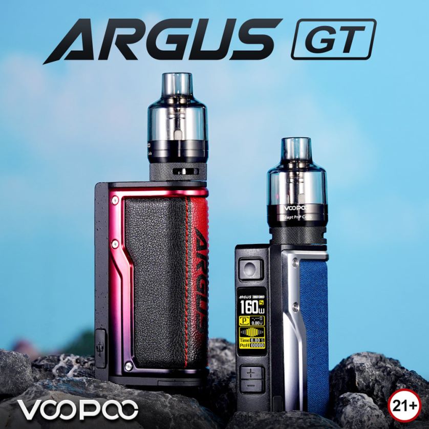 VOOPOO UK Store - VOOPOO ARGUS GT Box Mod Kit Black  Blue 4PF60213