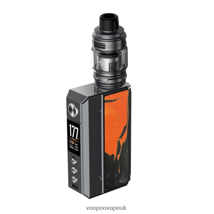 Gun Metal+Tropical Orange