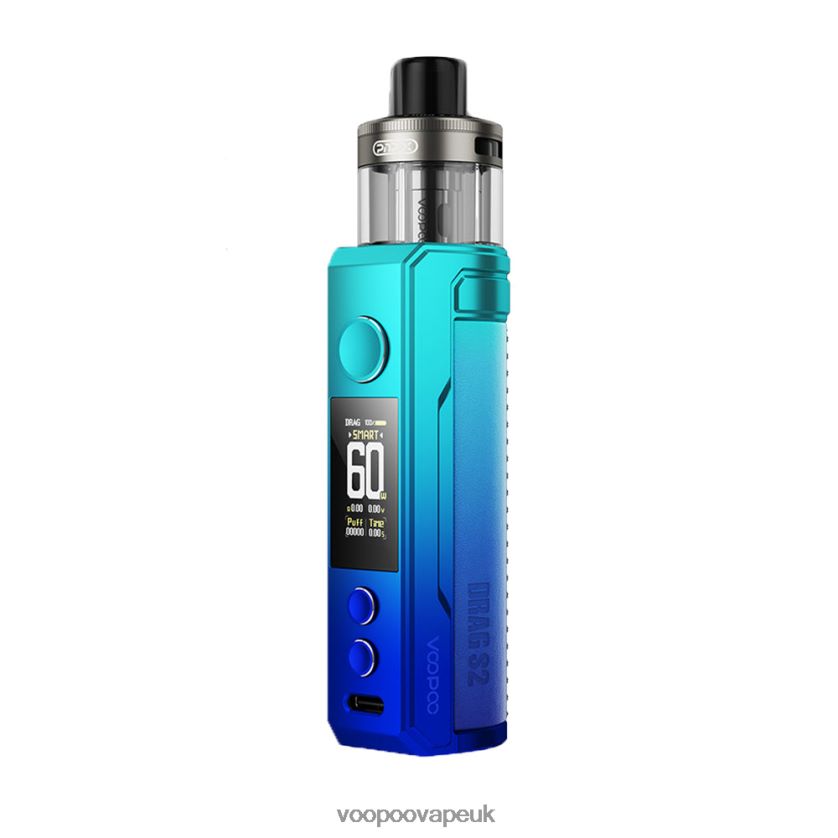 VOOPOO Vape UK - VOOPOO DRAG S2 Pod Mod Kit Sky Blue 4PF602156