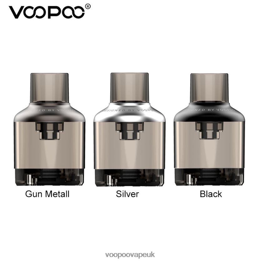 VOOPOO Vape UK - VOOPOO TPP POD (2Pcs) Black 4PF602566