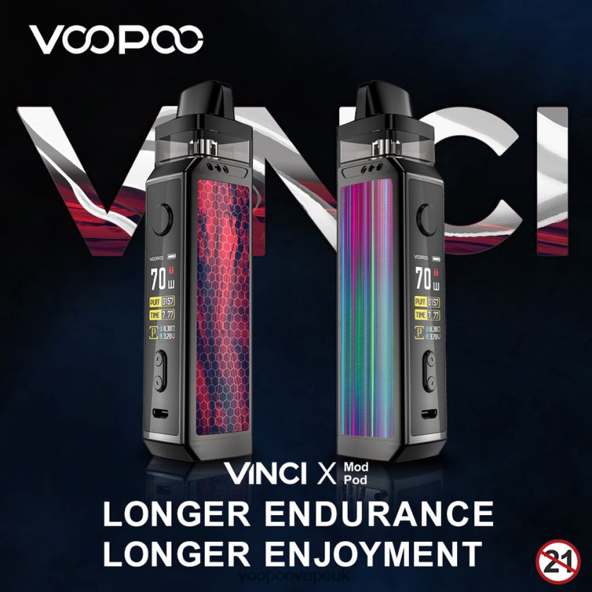 VOOPOO Vape UK - VOOPOO VINCI X Mod Pod Kit Carbon Fiber 4PF602346