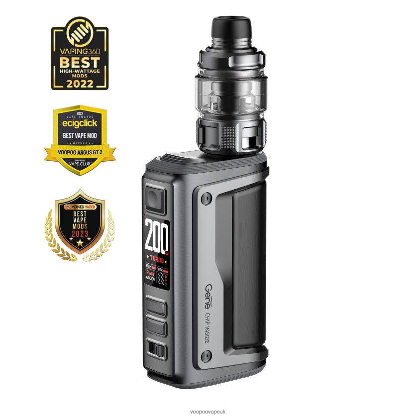 VOOPOO UK - VOOPOO ARGUS GT II Tank Kit Graphite 4PF6021