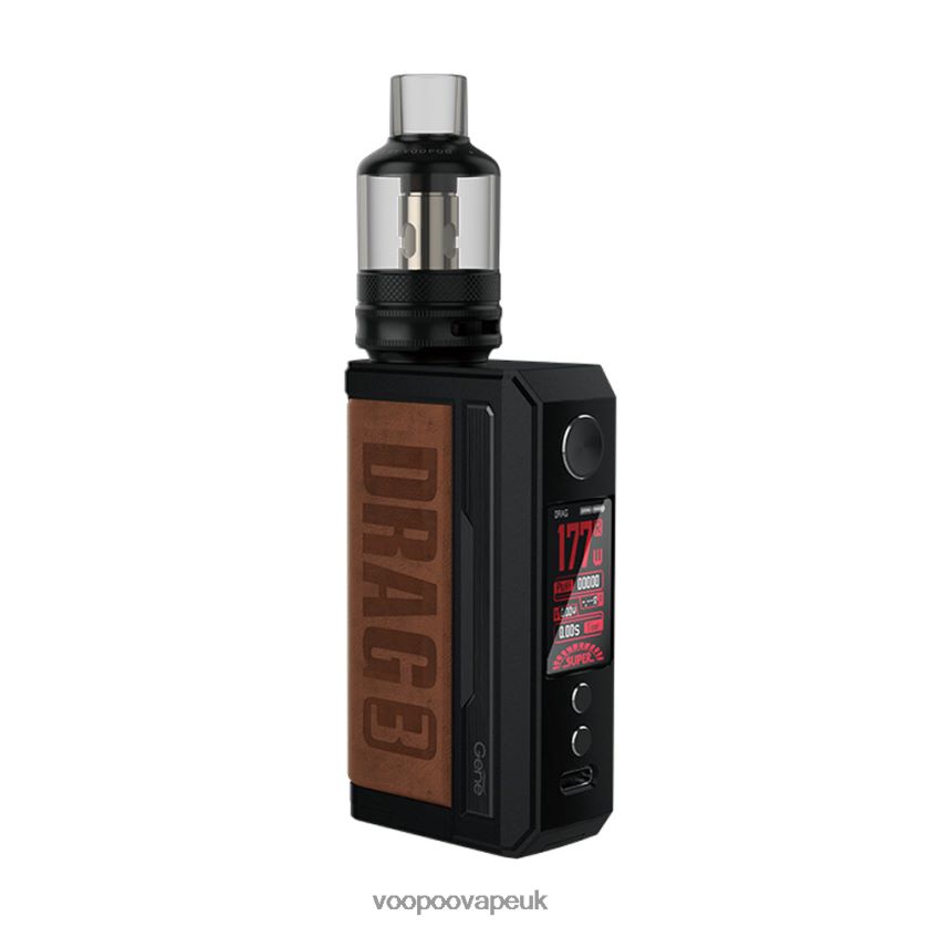 VOOPOO Vape Price - VOOPOO DRAG 3 Box Mod Kit Sandy Brown 4PF602250