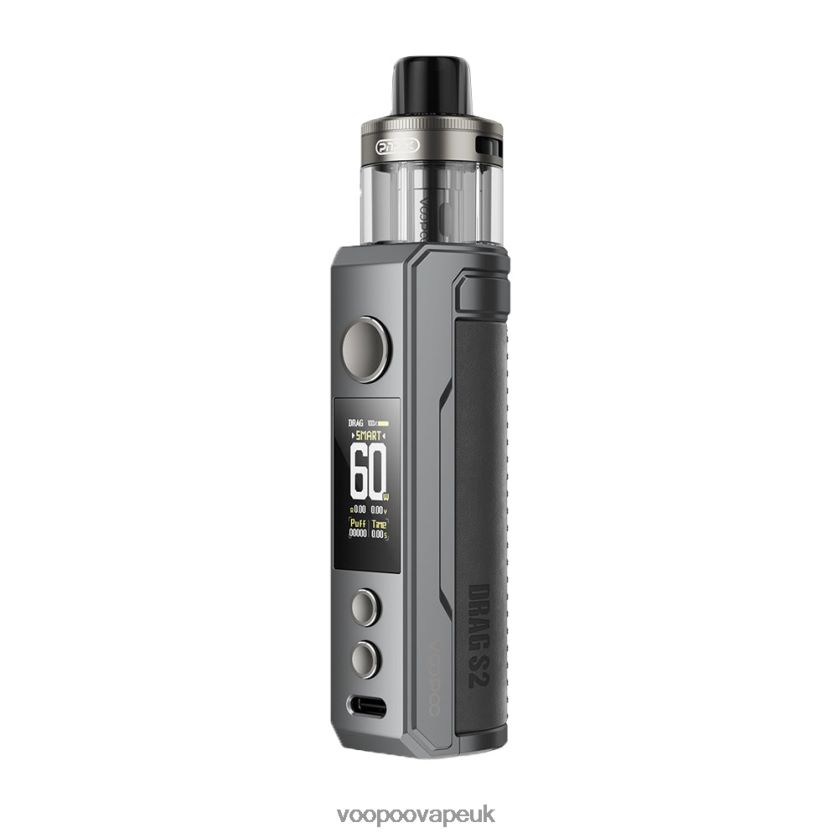 VOOPOO Vape Price - VOOPOO DRAG S2 Pod Mod Kit Gray Metal 4PF602260