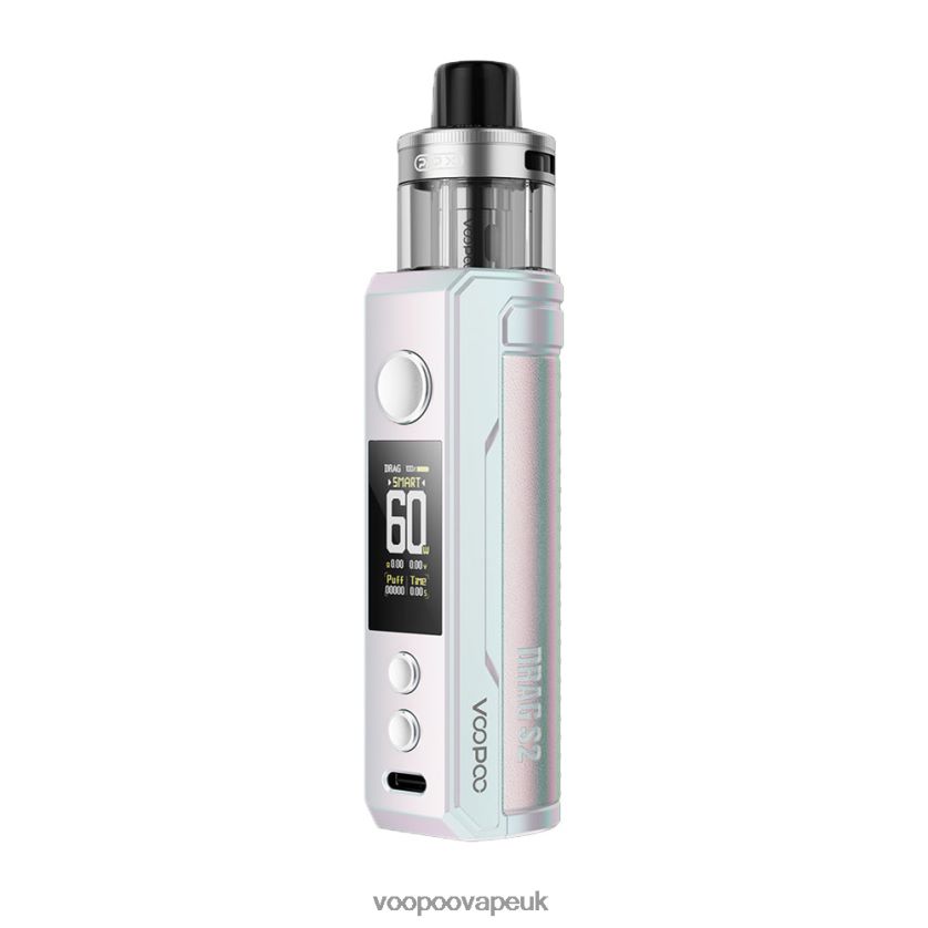 VOOPOO Vape UK - VOOPOO DRAG S2 Pod Mod Kit Colorful Silver 4PF602256